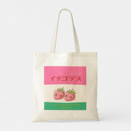 Bolso De Tela Retro Pop Strawberry Charm - Harajuku Kawaii Style