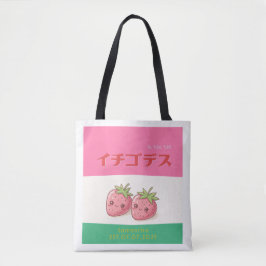 Bolso De Tela Retro Pop Strawberry Charm - Harajuku Kawaii Style