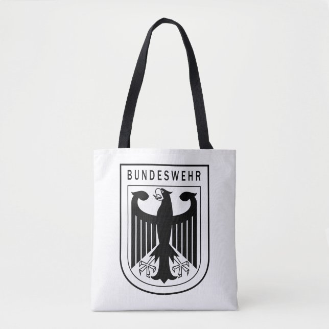 Bolso De Tela Retro - República Federal de Alemania Bundeswehr (Anverso)