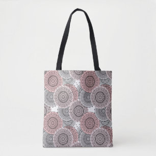 Bolso De Tela Retro, retro, azul y rosa, elegante