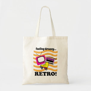 Bolso De Tela Retro Sensación Groovy Retro