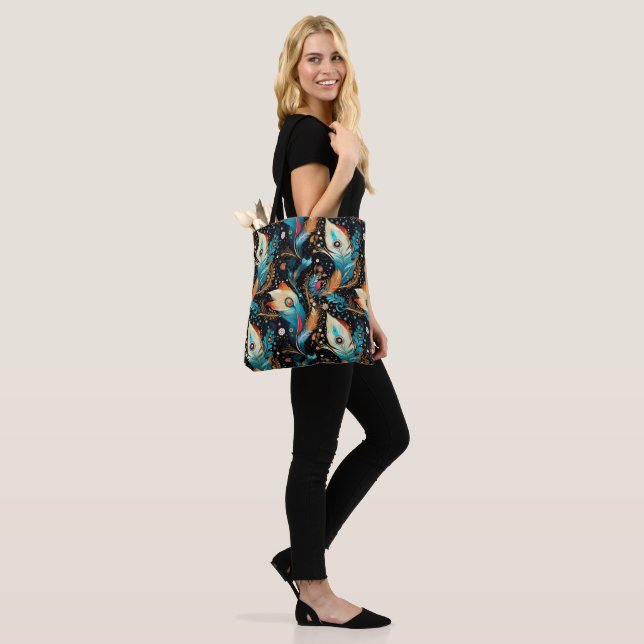 Bolso De Tela Retro Space Exploration Galaxy (Puesto)