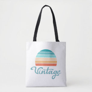 Bolso De Tela Retro Sunset+Guión de época con problemas