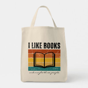 Bolso De Tela Retro Sunset I Like Books Reader's