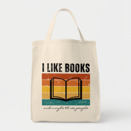Bolso De Tela Retro Sunset I Like Books Reader's