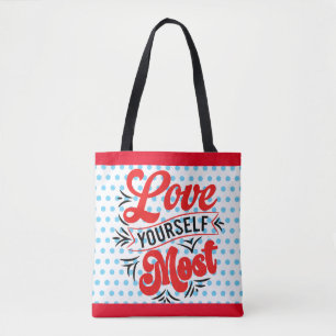 Bolso De Tela Retro Te Ama