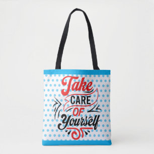 Bolso De Tela Retro Tenga Cuidado