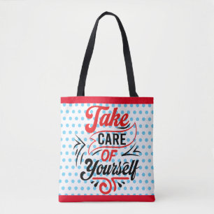 Bolso De Tela Retro Tenga Cuidado