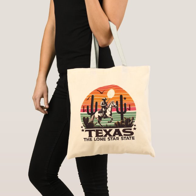 Bolso De Tela Retro Texas (Anverso (producto))
