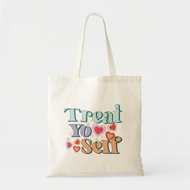 Bolso De Tela Retro Trate Yo Mismo (Frente)
