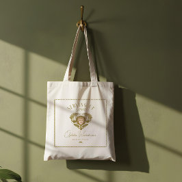 Bolso De Tela Retro Tropical Palm Tree Pickleball Bridesmaid