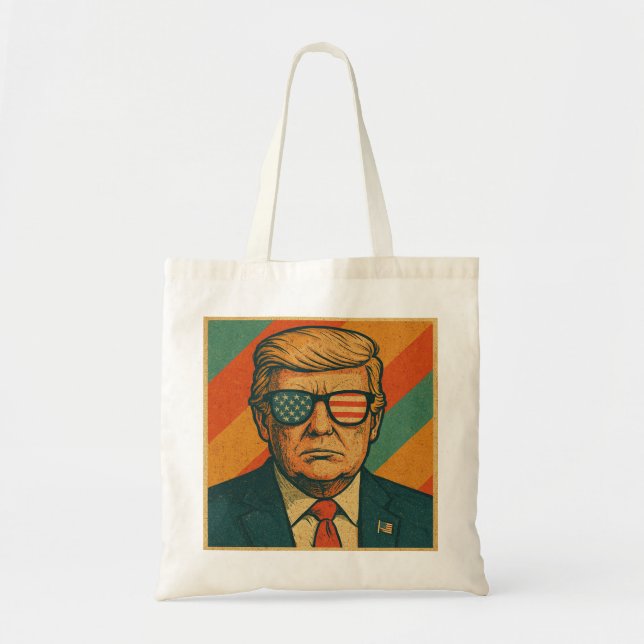 Bolso De Tela Retro Trump (Frente)