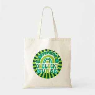 Bolso De Tela Retro Una Enfermera Afortunada San Patricio