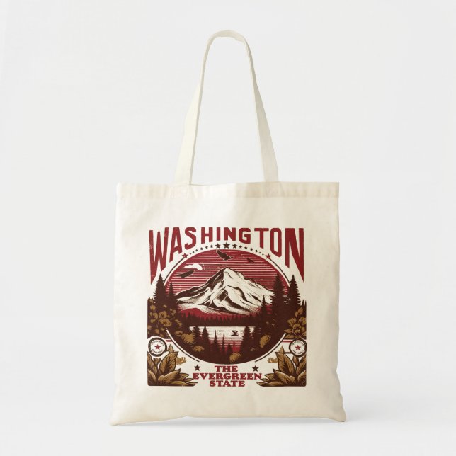 Bolso De Tela Retro Washington (Frente)