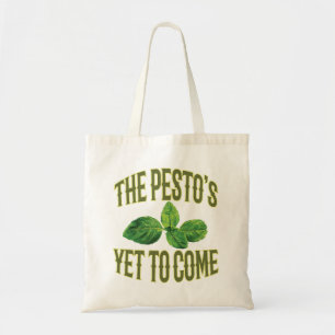 Bolso De Tela Retruécano divertido de la comida - el Pesto