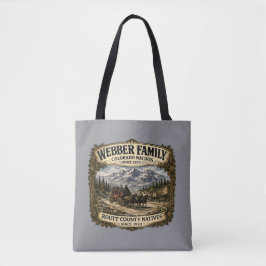 Bolso De Tela Reunión de la familia Webber