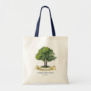 Bolso De Tela Reunión Familiar Acuarela Genealogía Coincidente