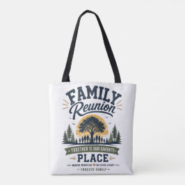 Bolso De Tela Reunión Familiar Juntos Es Nuestro Lugar Favorito