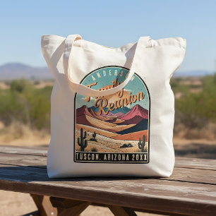 Bolso De Tela Reunión Familiar Retro Desert ID1134