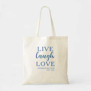 Bolso De Tela Reunión Familiar Vive Ríe Ama