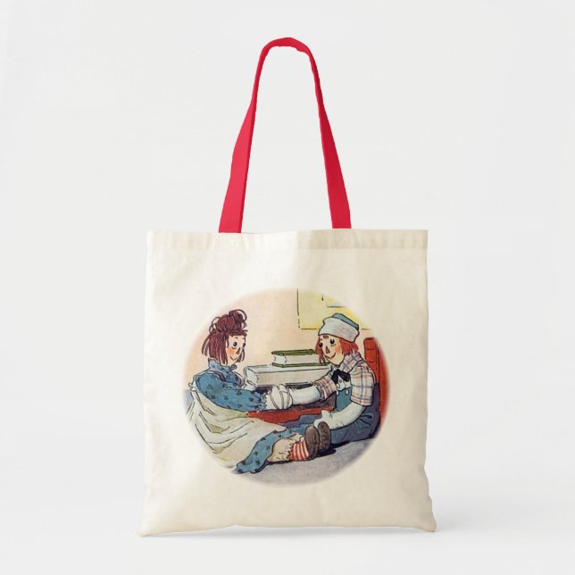 Bolso De Tela Reunión Raggedy de Andy por primera vez (Frente)