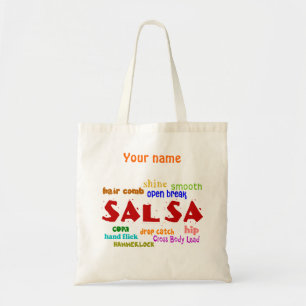 Bolso De Tela Reutilizable conocido de encargo de la danza de