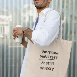 Bolso De Tela Revelando Universos Profesor de Física Personaliza