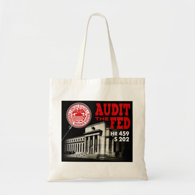 Bolso De Tela Revise el tote de FED (Frente)