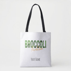 Bolso De Tela Revolución de brócoli Vegetales Vegetales y vegeta