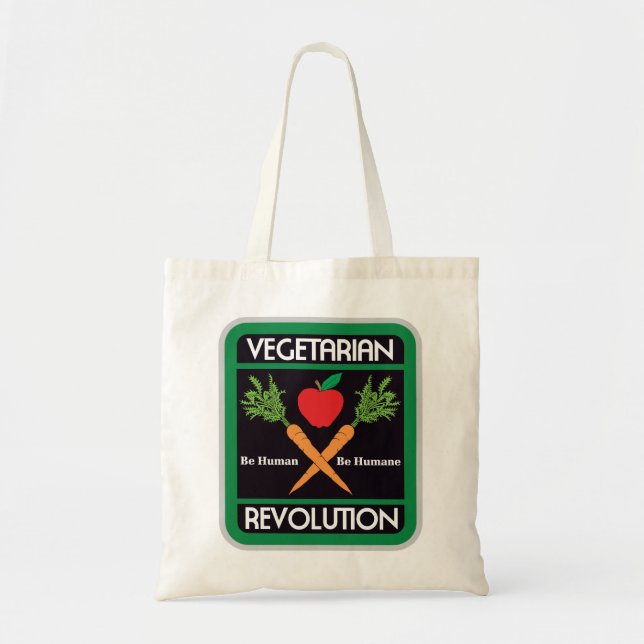 Bolso De Tela Revolución vegetariana (Frente)