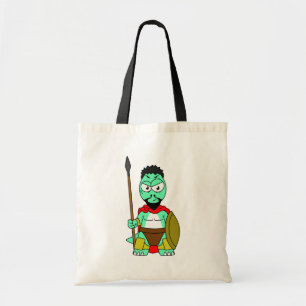 Bolso De Tela Rex Tirano Vestido Como Leónidas.