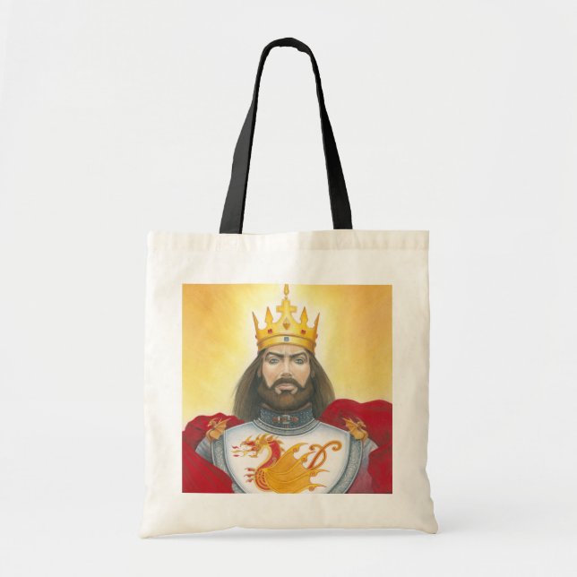 Bolso De Tela Rey Arturo (Frente)