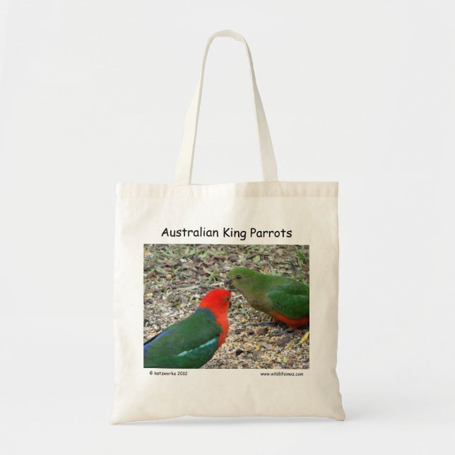 Bolso De Tela Rey australiano Parrots (Frente)