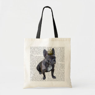 Bolso De Tela Rey Bulldog francés
