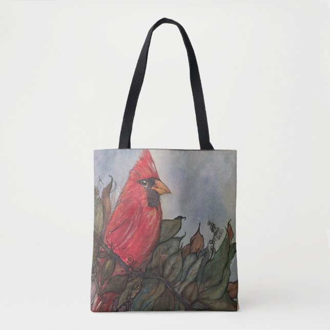 Bolso De Tela Rey Cardinal Tote (Anverso)