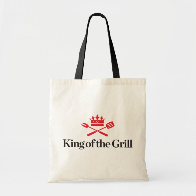 Bolso De Tela Rey de la parrilla (Frente)