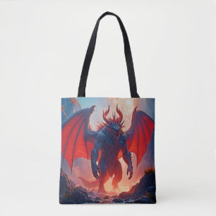 Bolso De Tela Rey Demonio: Arte de la Sombra del Dragón Eterno