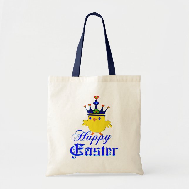 Bolso De Tela ♫ ♥ Rey Irlandés Coronó El Presupuesto De Pollo Pa (Frente)