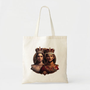 Bolso De Tela Rey y reina