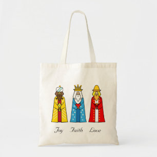 Bolso De Tela Reyes Magos Coloridos