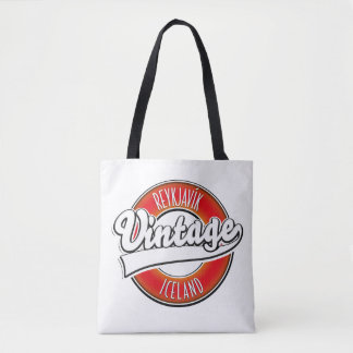 Bolso De Tela Reykjavík Islandia logotipo vitnage