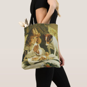 Bolso De Tela Rezando Nuestras Oraciones, Suspense Charles Burto