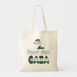 Bolso De Tela Rezar por Gaza
