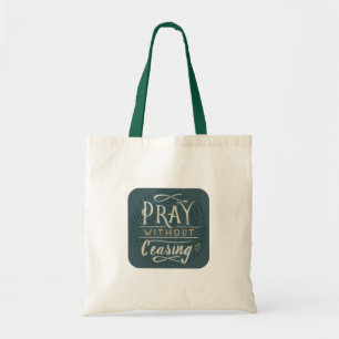 Bolso De Tela Rezar sin cesar - Tote