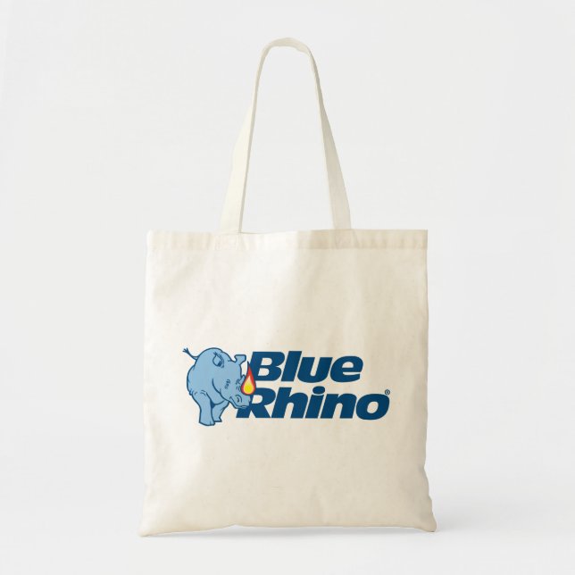 Bolso De Tela Rhino azul (Frente)