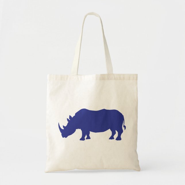 Bolso De Tela Rhinoceros Silhouette (Frente)