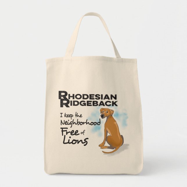 Bolso De Tela Rhodesian Ridgeback Tote Bag (Frente)