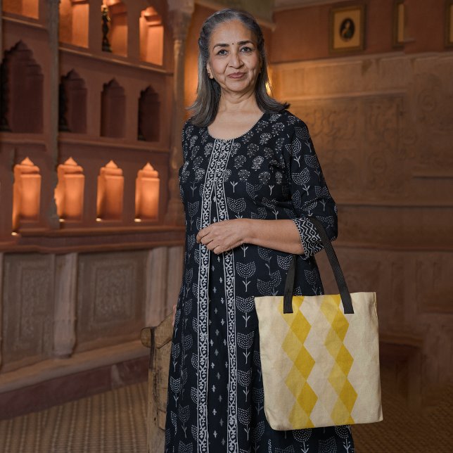 Bolso De Tela rhombus amarillo (Subido por el creador)