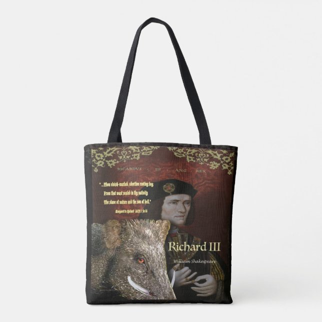 Bolso De Tela Richard III (Reverso)