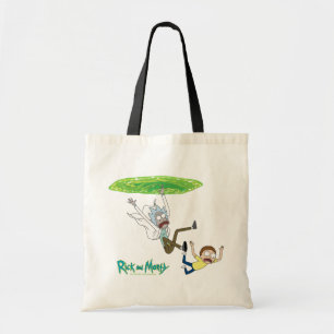 Bolso De Tela RICK AND MORTY™   Falling Out Of Portal